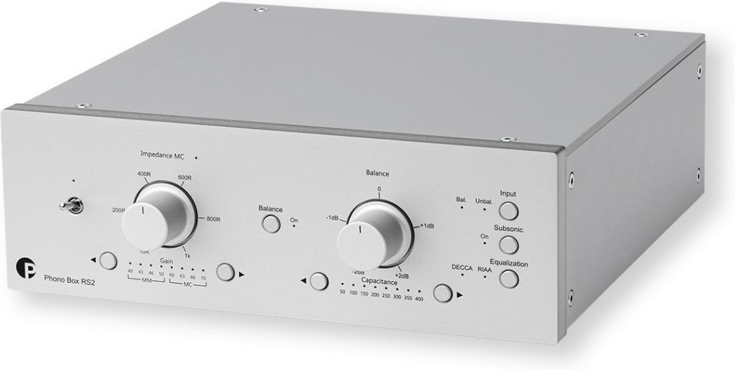 Phono Box RS2 Phono-Vorverstärker silber