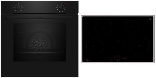 Thumbnail - Herdset mit Induktionskochfeld bestehend aus B1DCA0AK0 + T58SHF1L0 schwarz