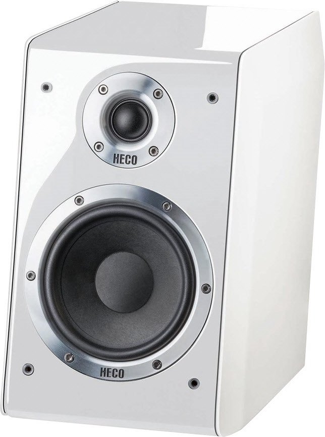 Ascada 2.0 /Paar Regallautsprecher piano weiß