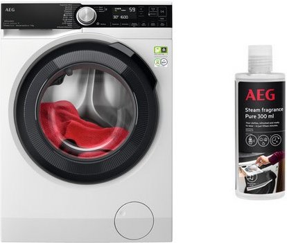 Stand-Waschmaschine-Frontlader bestehend aus LR8E80699 + A6WMFR020 weiß