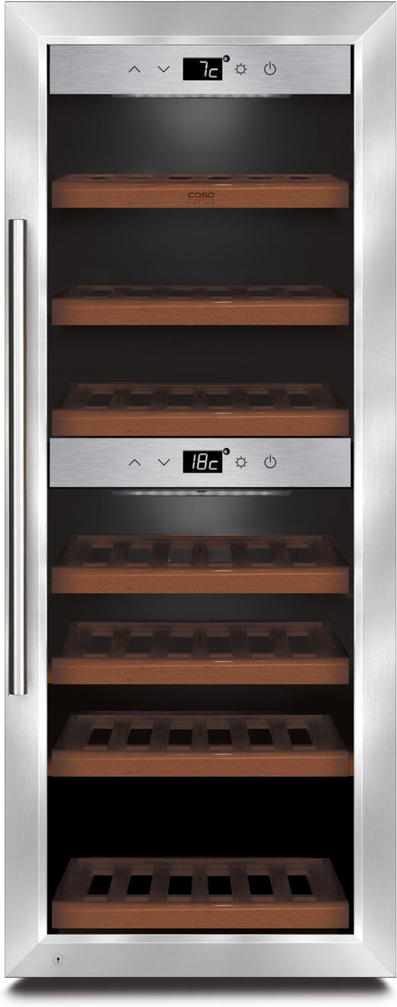 WineComfort 380 Smart Weintemperierschrank edelstahl