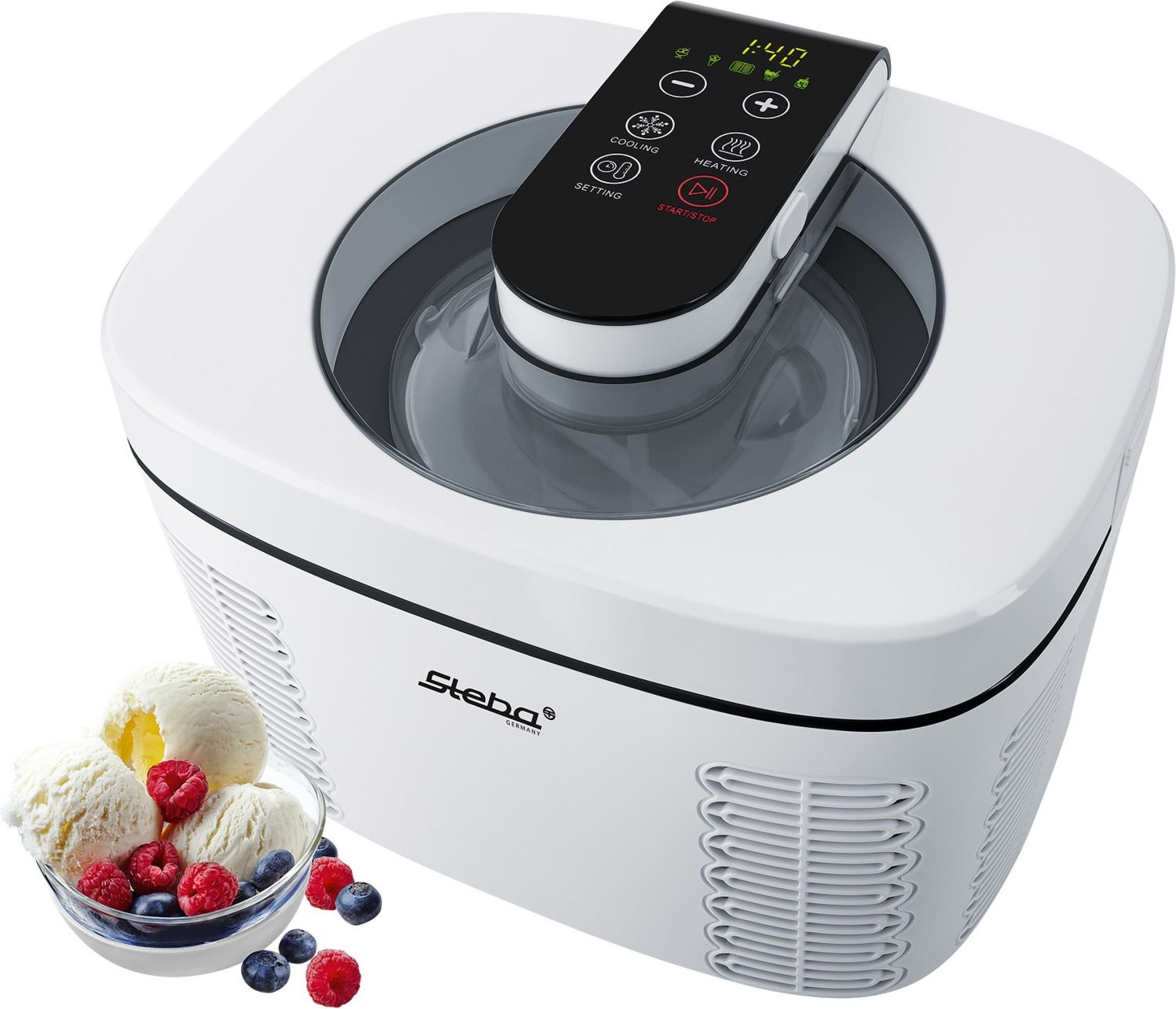 IC 110 Eismaschine weiß/schwarz