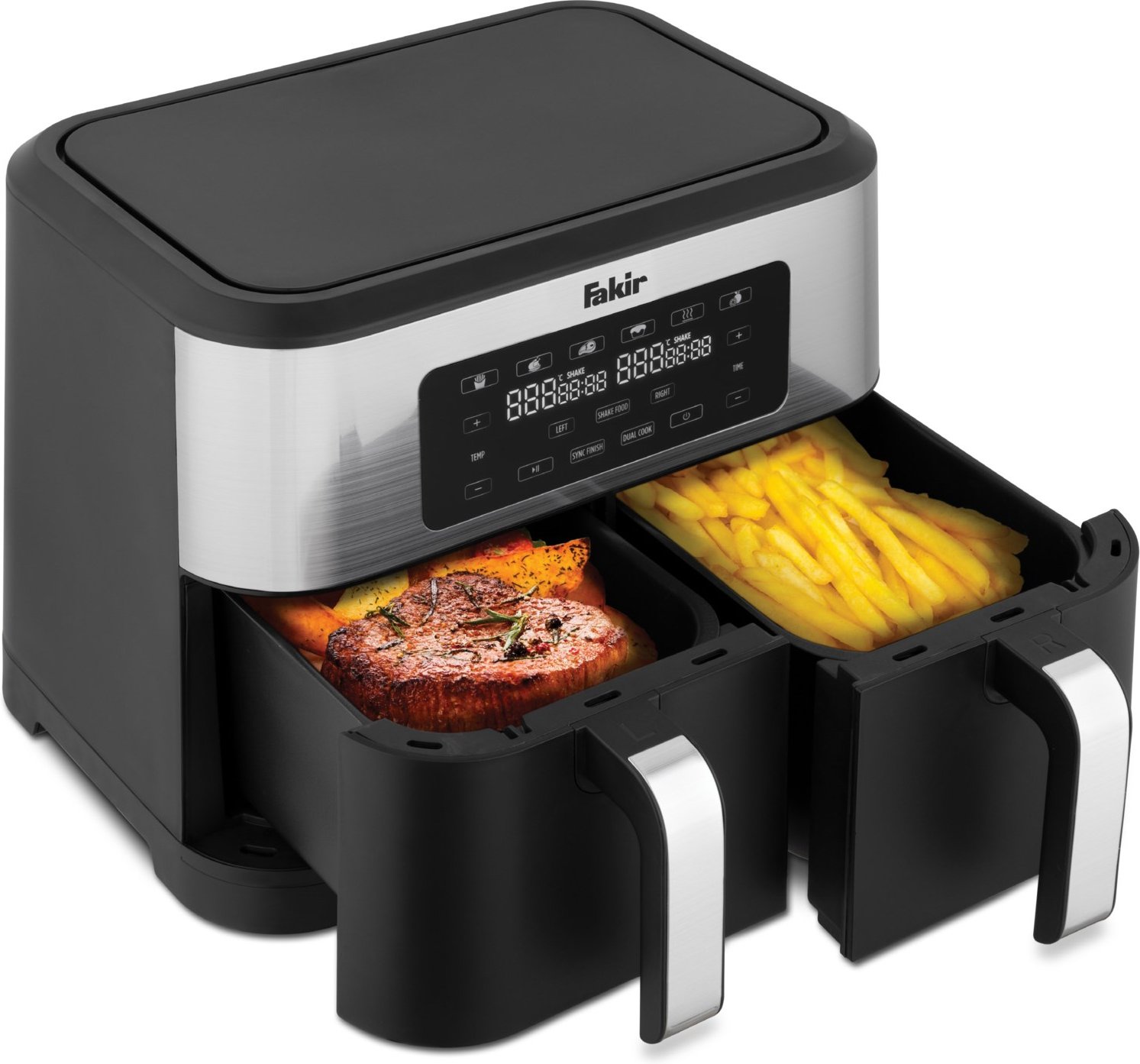 Chefry premium Heißluft-Fritteuse schwarz