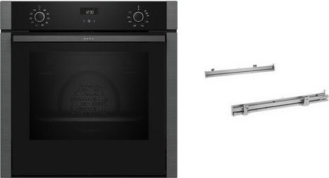 BLE310E Einbaubackofen bestehend aus B3ACE2AG3 + Z1608BX0 graphit