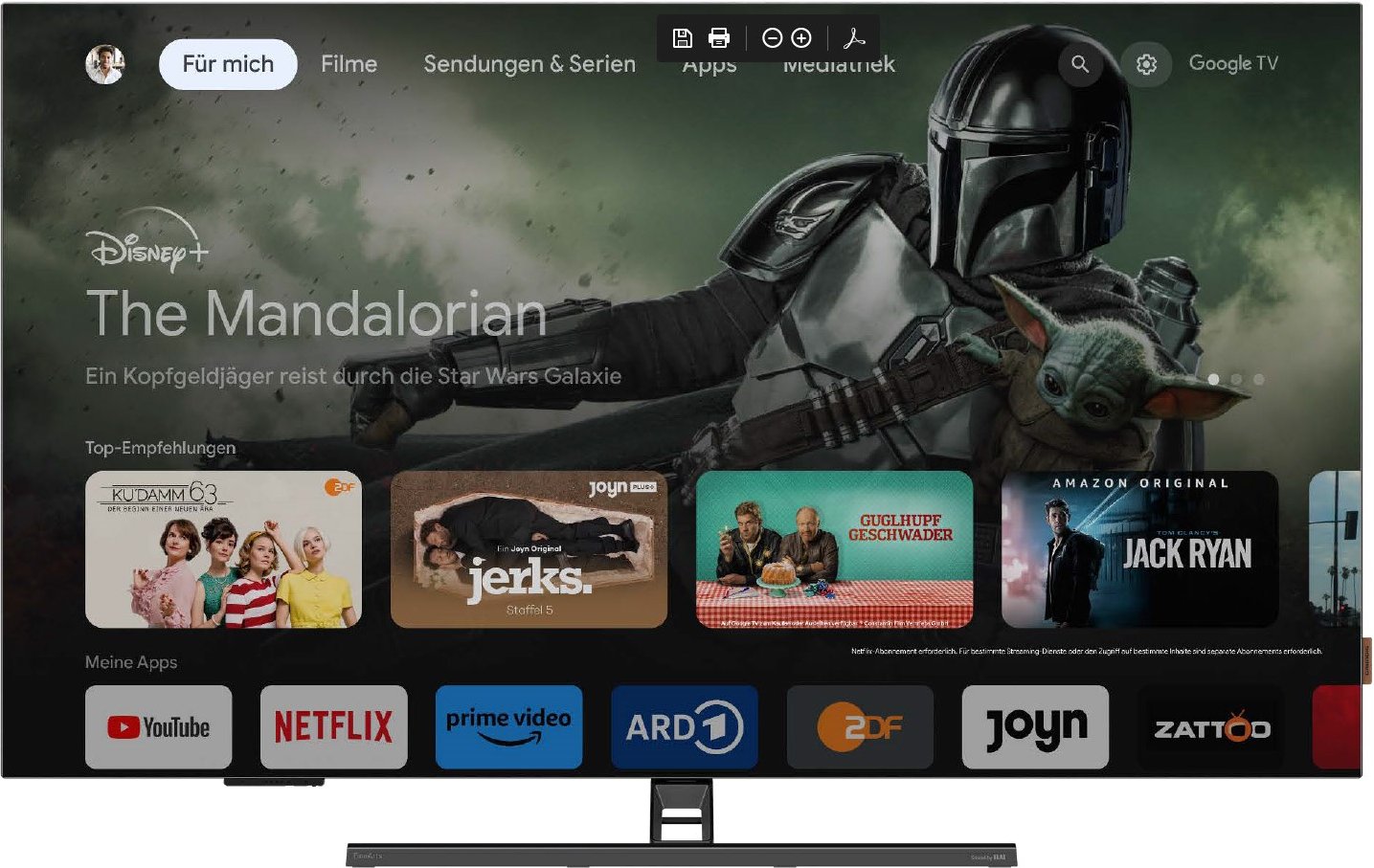 55 GOB 9490 Singapur 139 cm (55") OLED-TV anthrazit