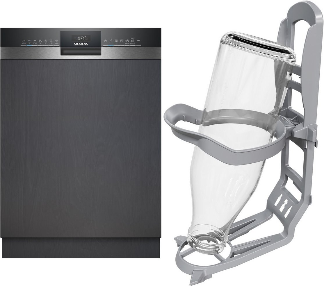 SN53ESEUAE teilintegrierbarer 60 cm Geschirrspüler bestehend aus SN53ES02AE + SZ36BH00 edelstahl