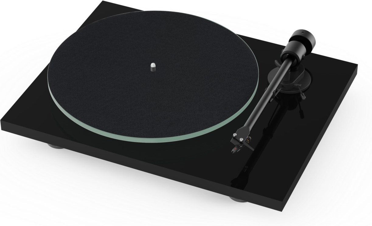 T1 Evo Plattenspieler hochglanz schwarz