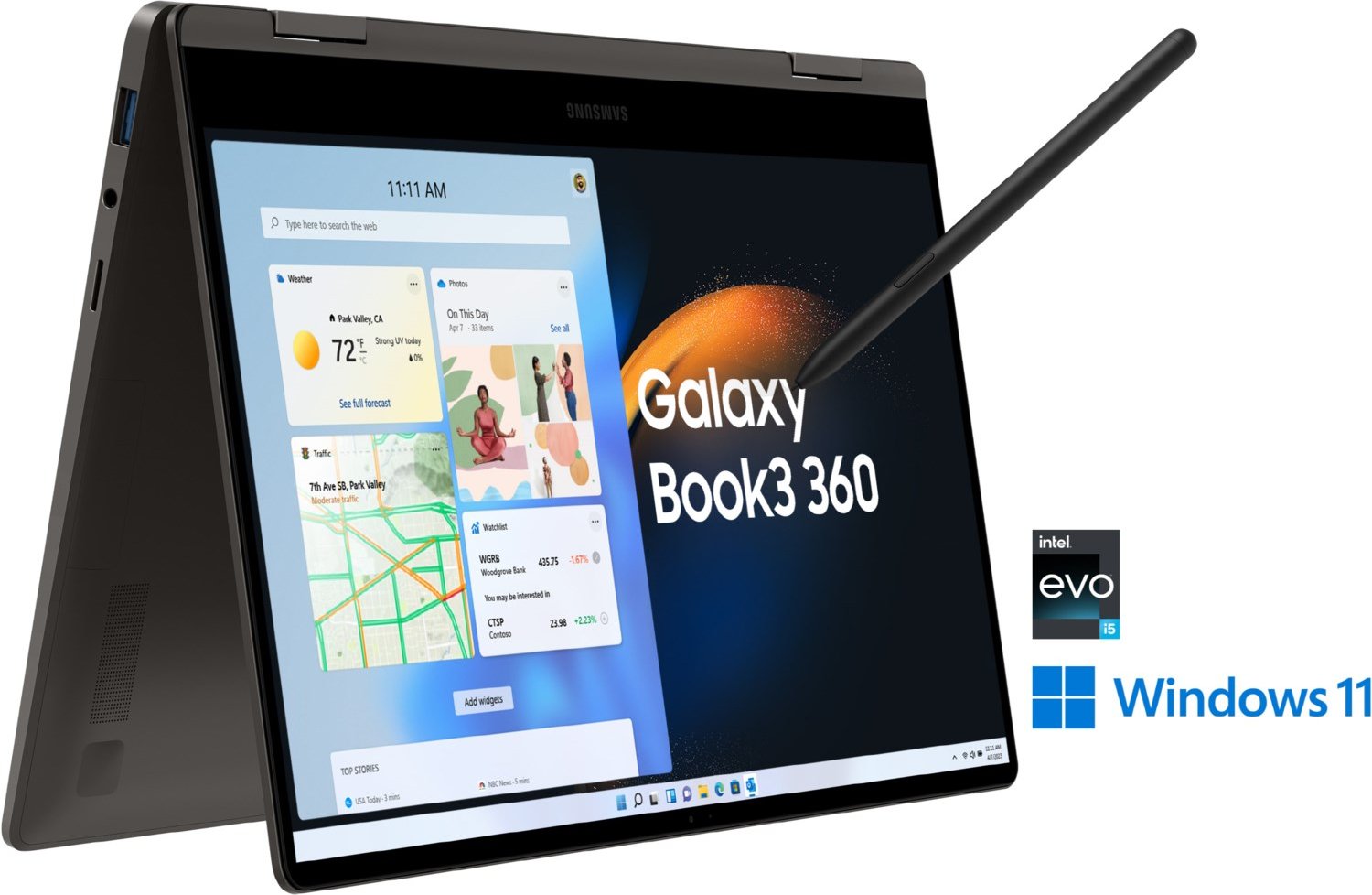 Galaxy Book3 360 (NP730QFG-KA1DE) 33,78 cm (13,3") 2 in 1 Convertible-Notebook graphite