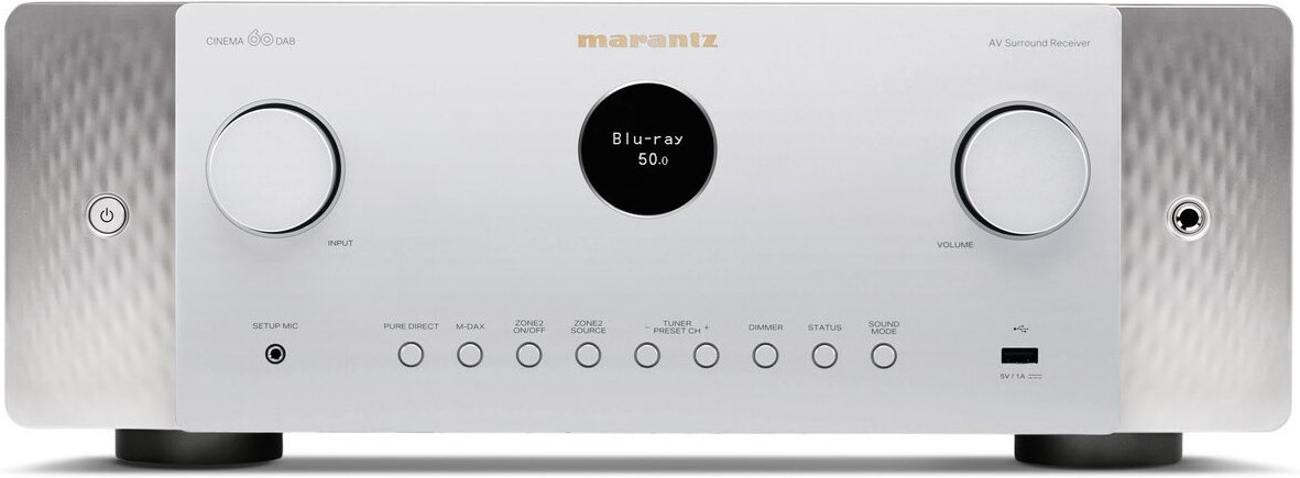 Cinema 60 DAB Klang Effekt Receiver silber/gold