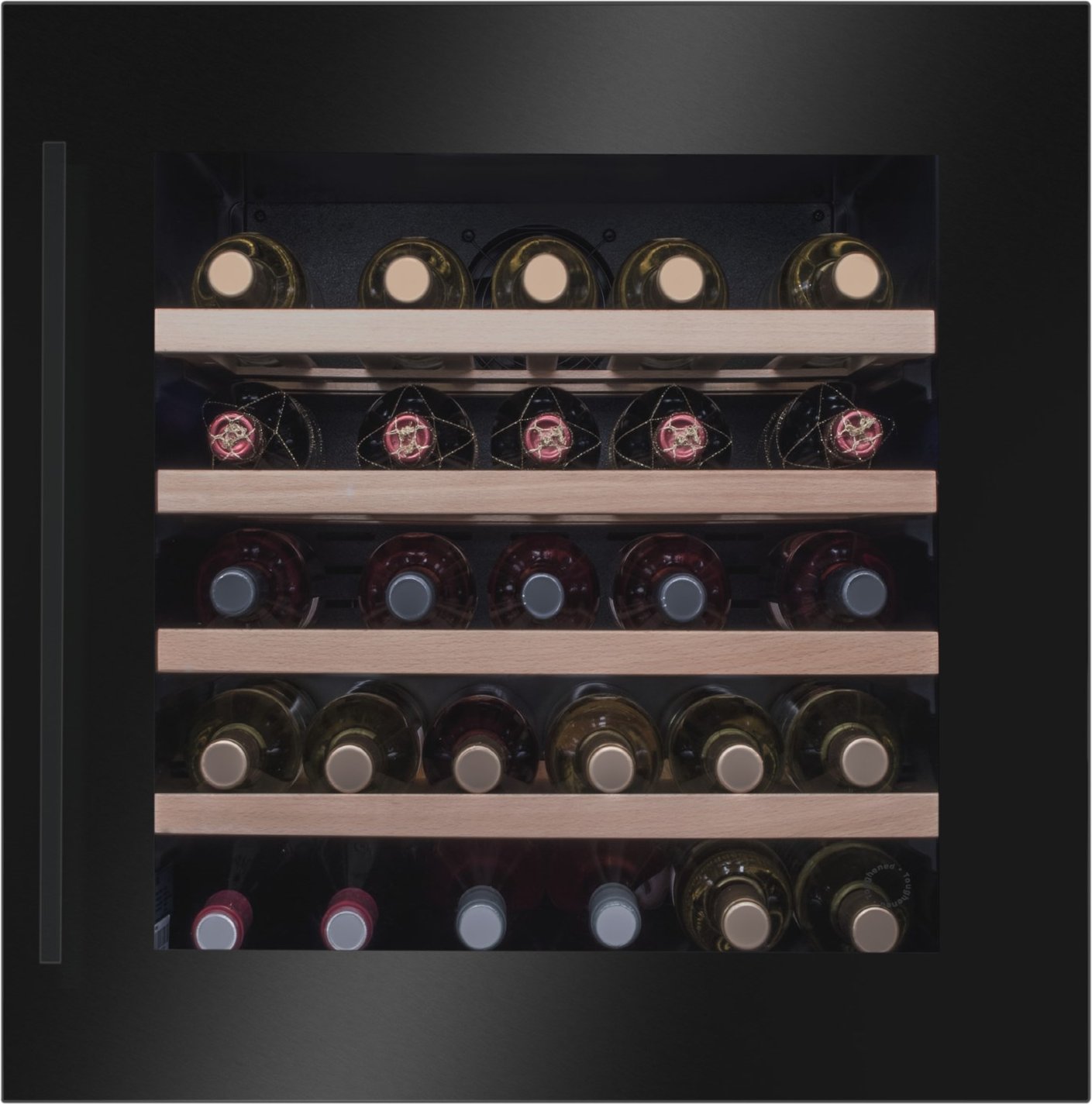 WK 341 210 S Einbau-Weinlagerschrank schwarz