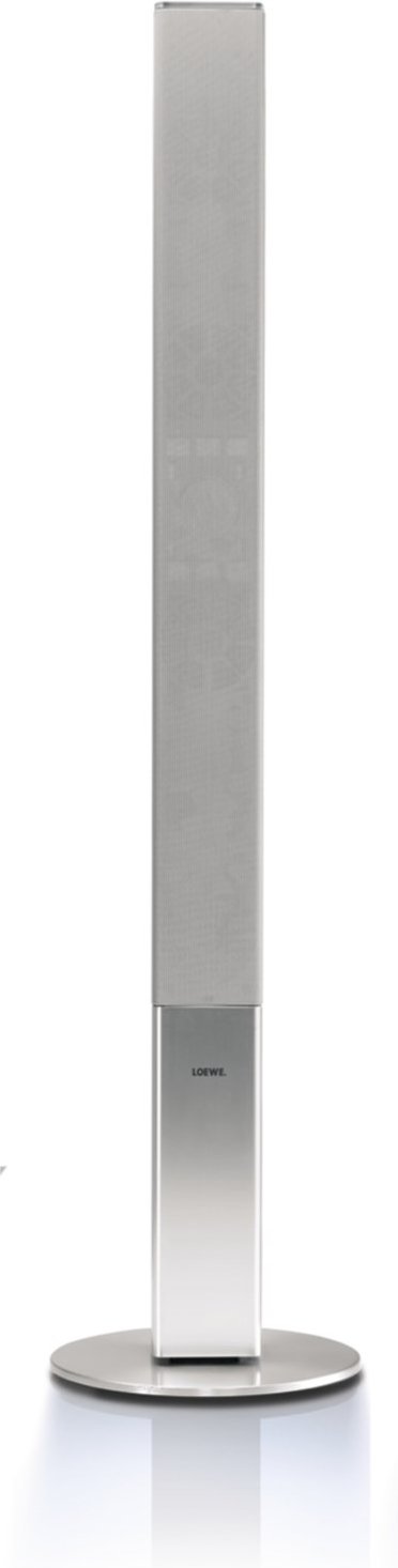 Stand Speaker /Paar Stand-Lautsprecher alu/silber