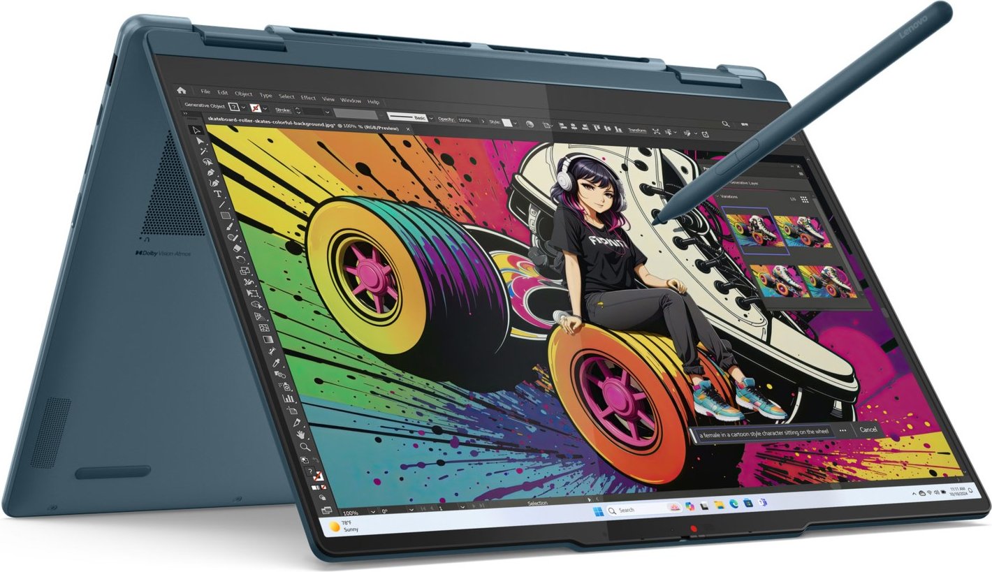 Yoga 7 14AKP10 (83JR004JGE) 35,56 cm (14") 2 in 1 Convertible-Notebook tidal teal