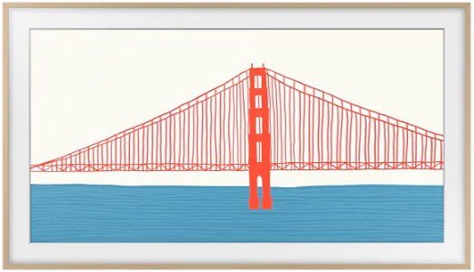 Austauschbarer Rahmen für The Frame 43" (2021) teak