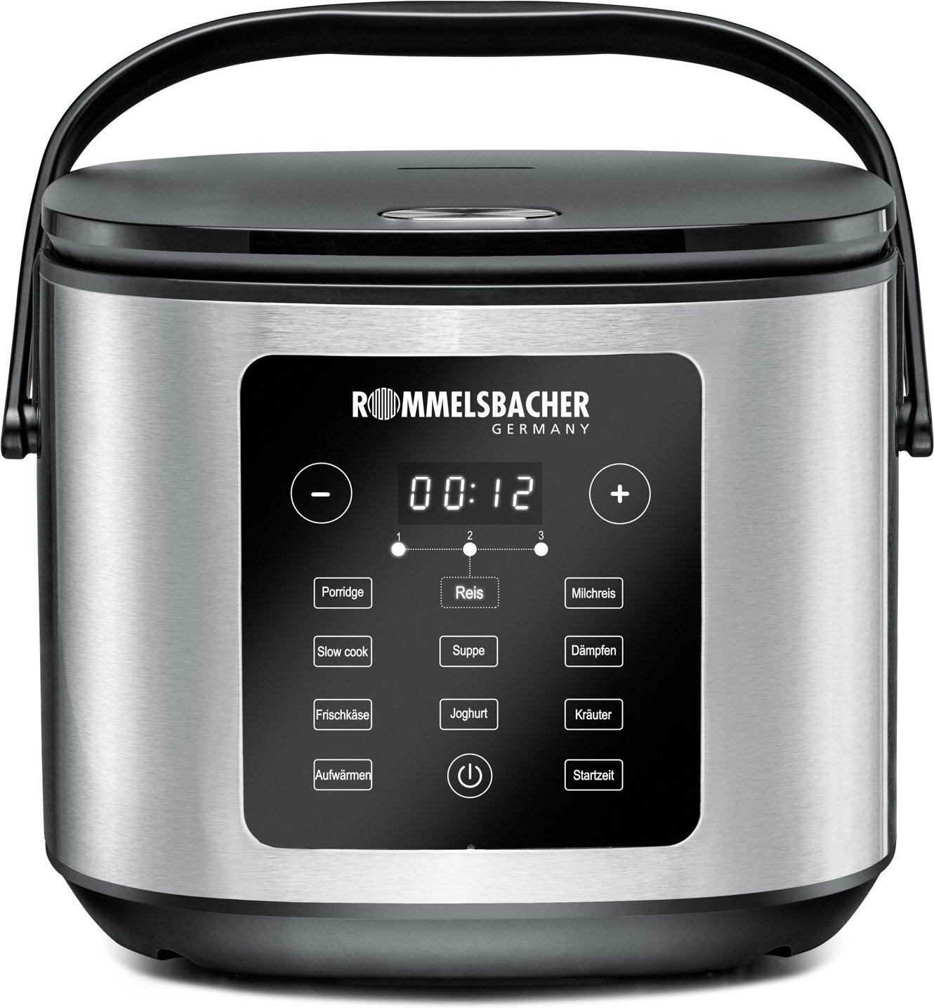 MRK 950 Reiskocher edelstahl/schwarz