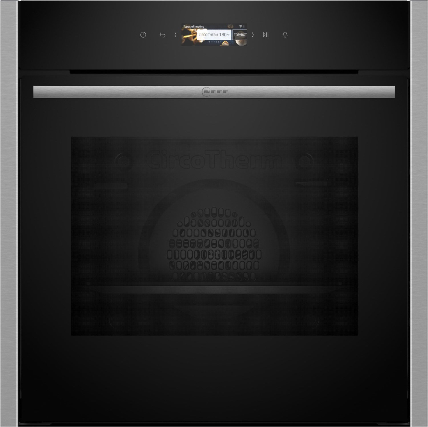 B24CR71N0 Einbaubackofen edelstahl