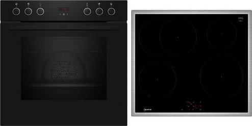 EX4IB0 Herdset mit Induktionskochfeld bestehend aus E1CCD2AK4 + M56SBF1L0 schwarz
