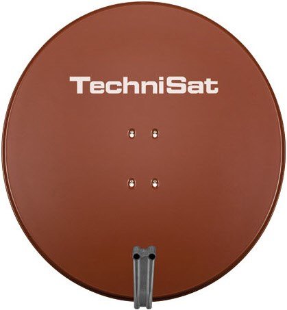 SATMAN 850 Plus Satelliten-Reflektor inkl. LNB-Halteschelle ziegelrot