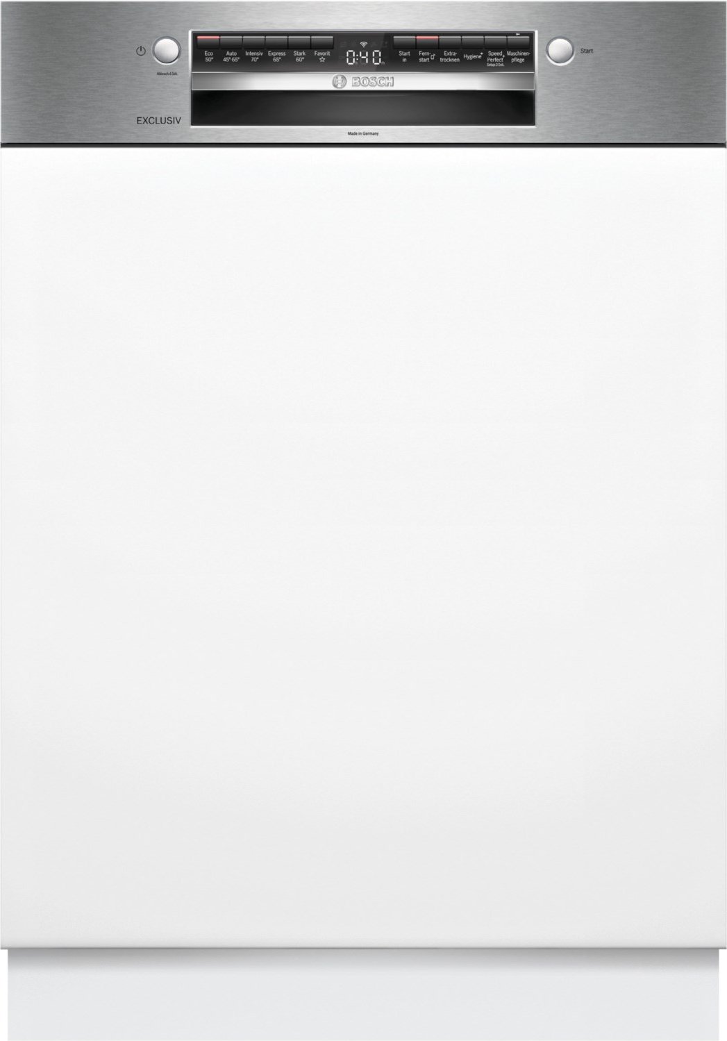 SMI6YBS00D Teilintegrierter Einbau-Geschirrspüler 60 cm edelstahl