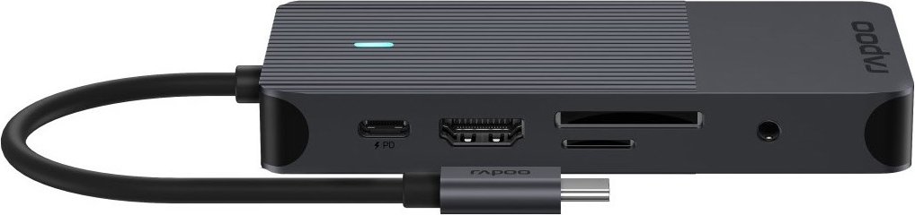 USB-C 10-in-1 Multiport Adapter grau
