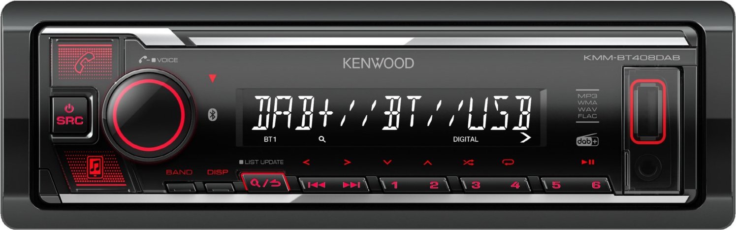 KMM-BT408DAB MP3-Autoradio ohne CD-Spieler