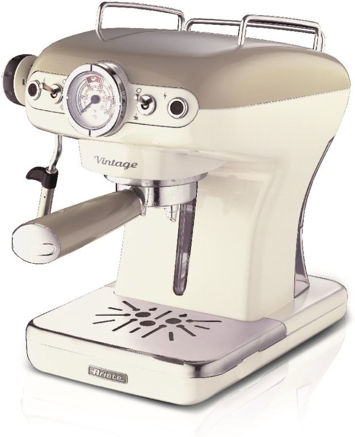 Vintage Espressomaschine Siebträgermaschine cream