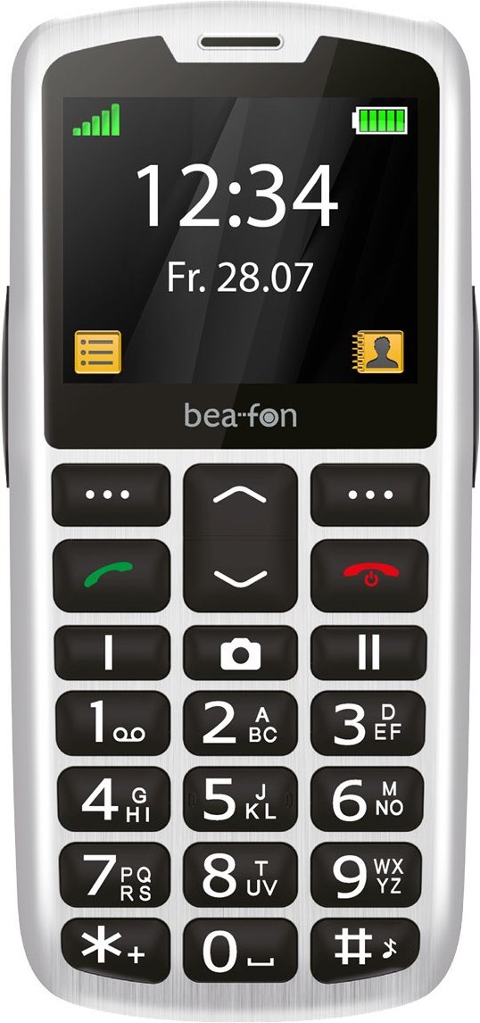 SL260 Seniorenhandy silber/schwarz