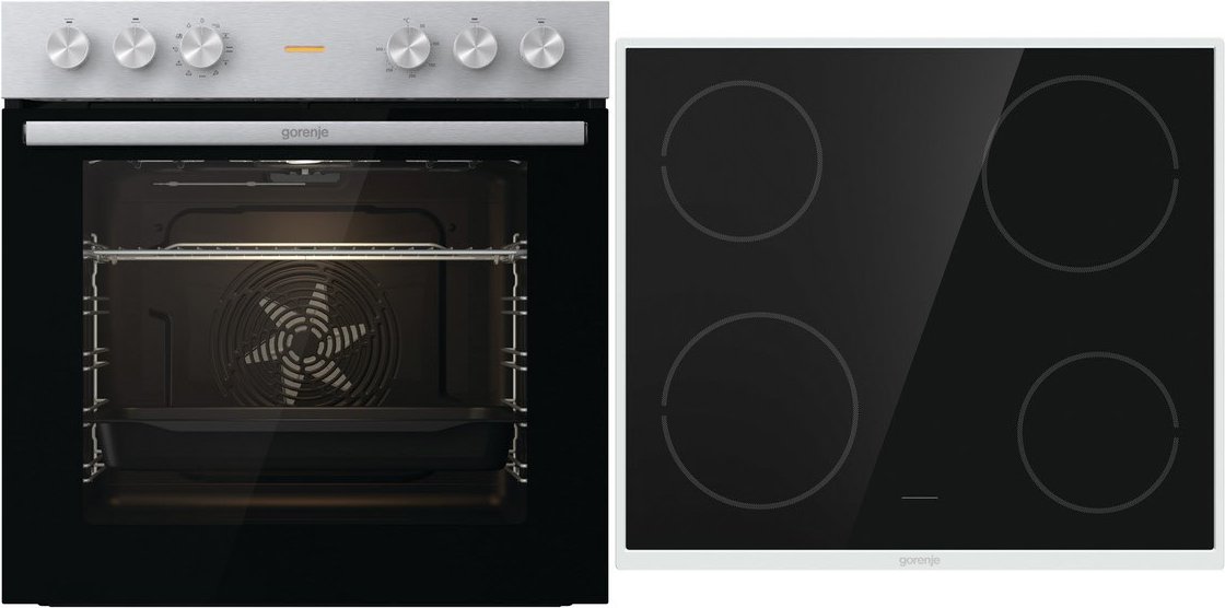 Duo Set CX bas Herdset bestehend aus BC6715E02XK + ECD641BX edelstahl + edelstahl