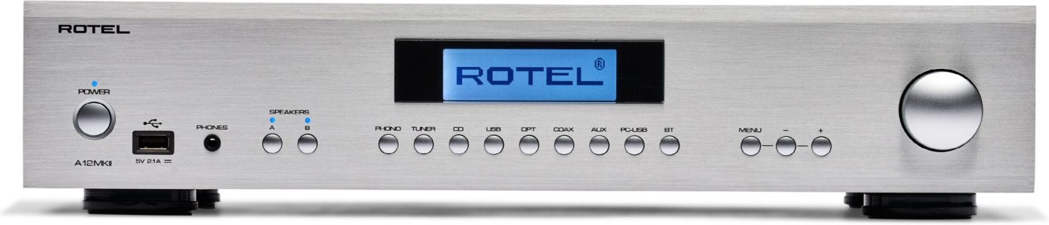 A12 MKII Vollverstärker Stereo silber