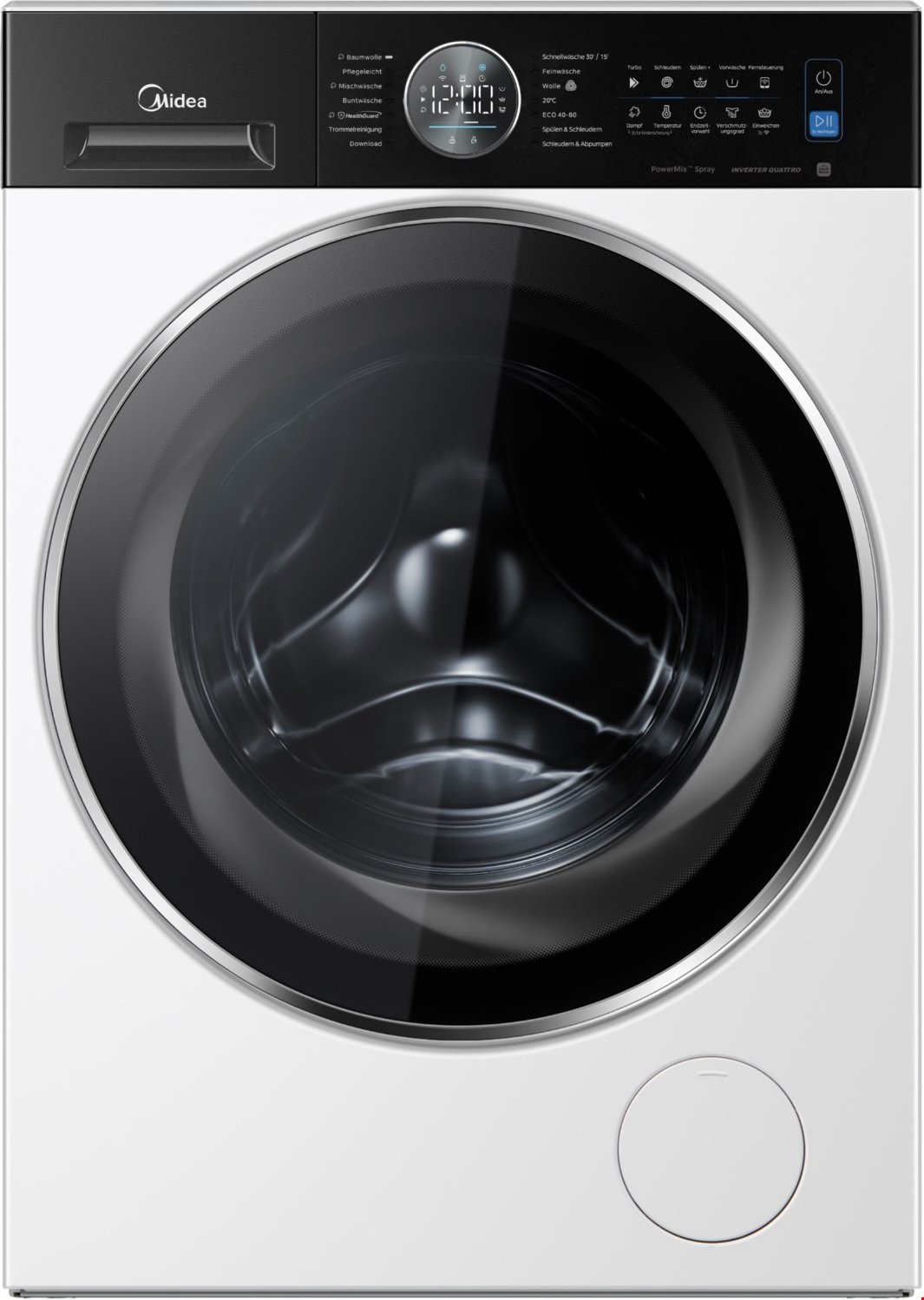 MF210W80WB-14A20 Stand-Waschmaschine-Frontlader weiß, 8 kg, 1400 U/min, 72 dBA