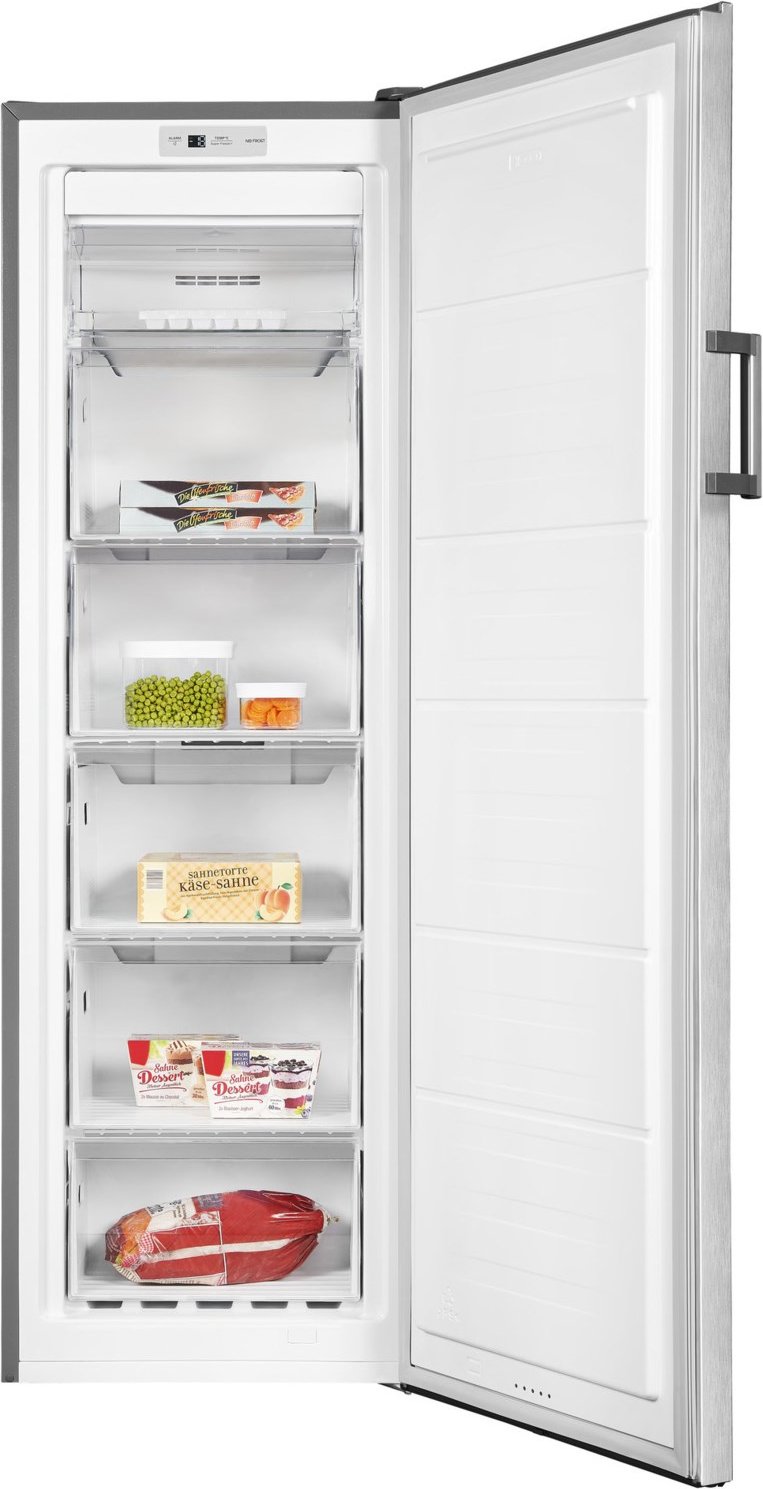 GS 271-NF-H-010E Gefrierschrank edelstahl-Look