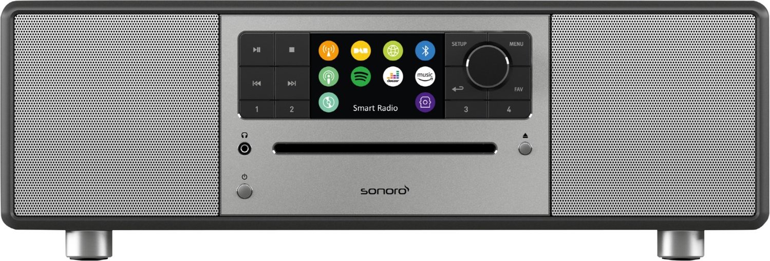 Prestige Internetradio graphit matt/silber