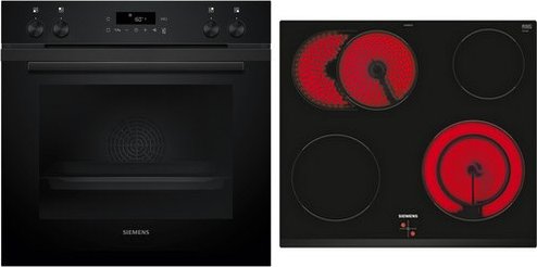 PQ212KAAB Herdset bestehend aus HE271ABB3 + EA631GNA1E schwarz