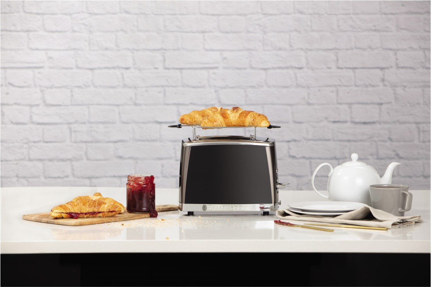 Matte Black Toaster matt schwarz