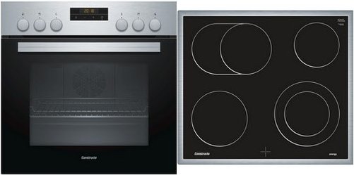 CX31EK01T Herdset bestehend aus CH6M50050 + CM623052 edelstahl + edelstahl