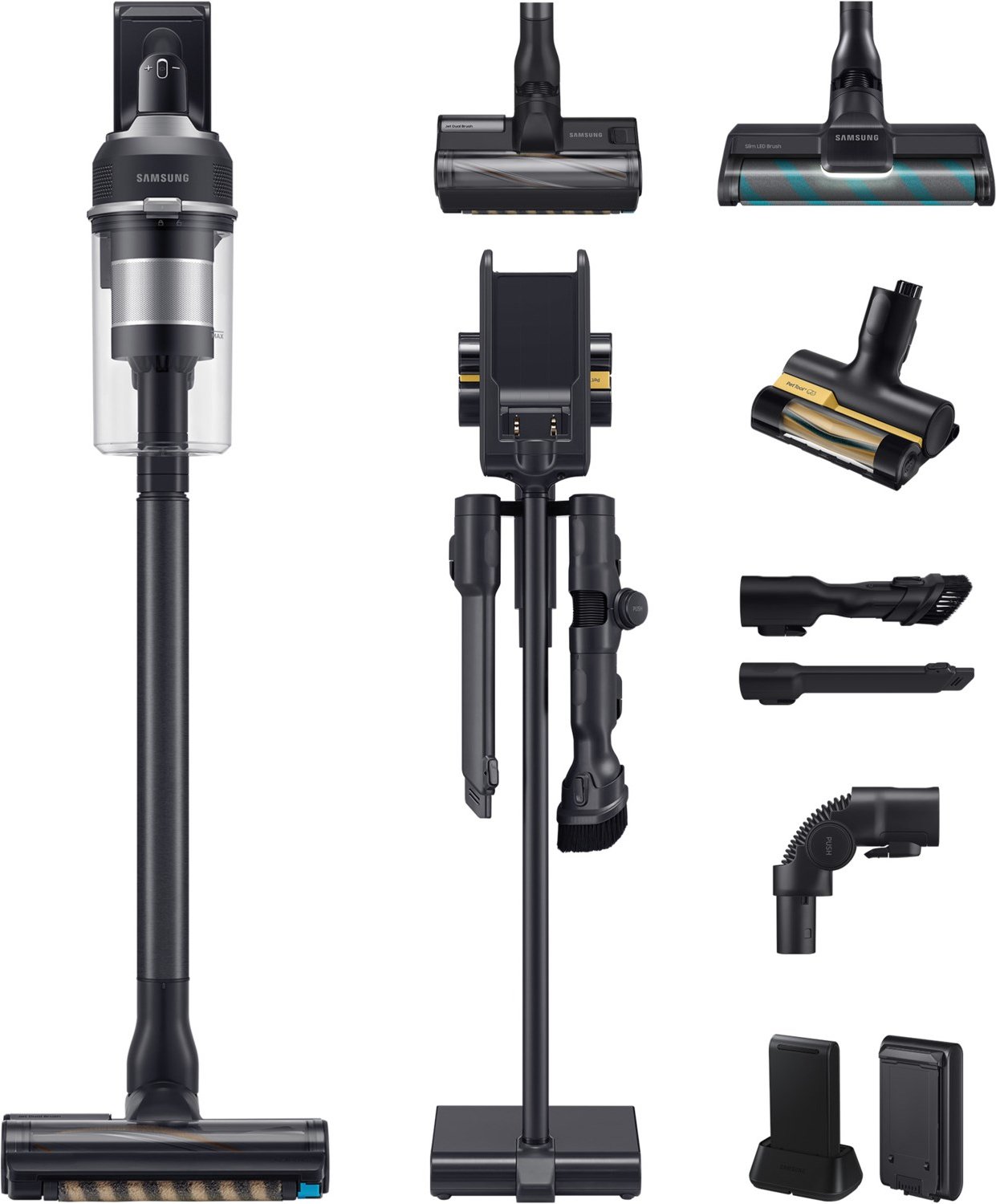 Jet 95 Akku+ CompleteClean Stielstaubsauger VS20C95D4TK/WD satin black