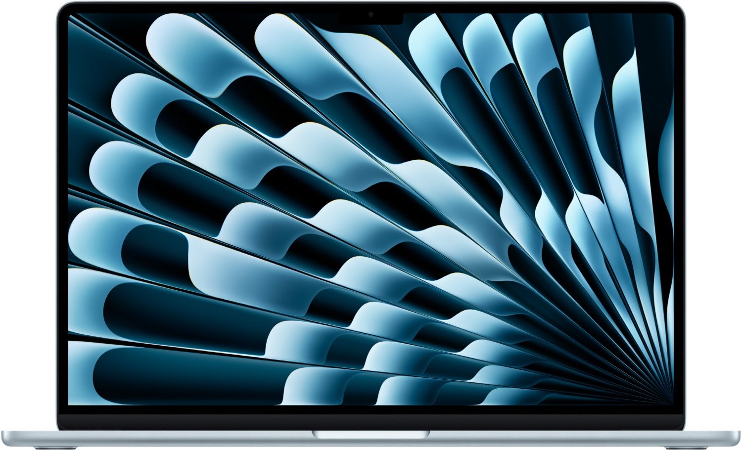 MacBook Air 15" M4, 2025 (MC7A4D/A) himmelblau, 16 GB RAM, 256 GB SSD, Apple M4 Prozessor, MacOS Betriebssystem, 2880 x ...