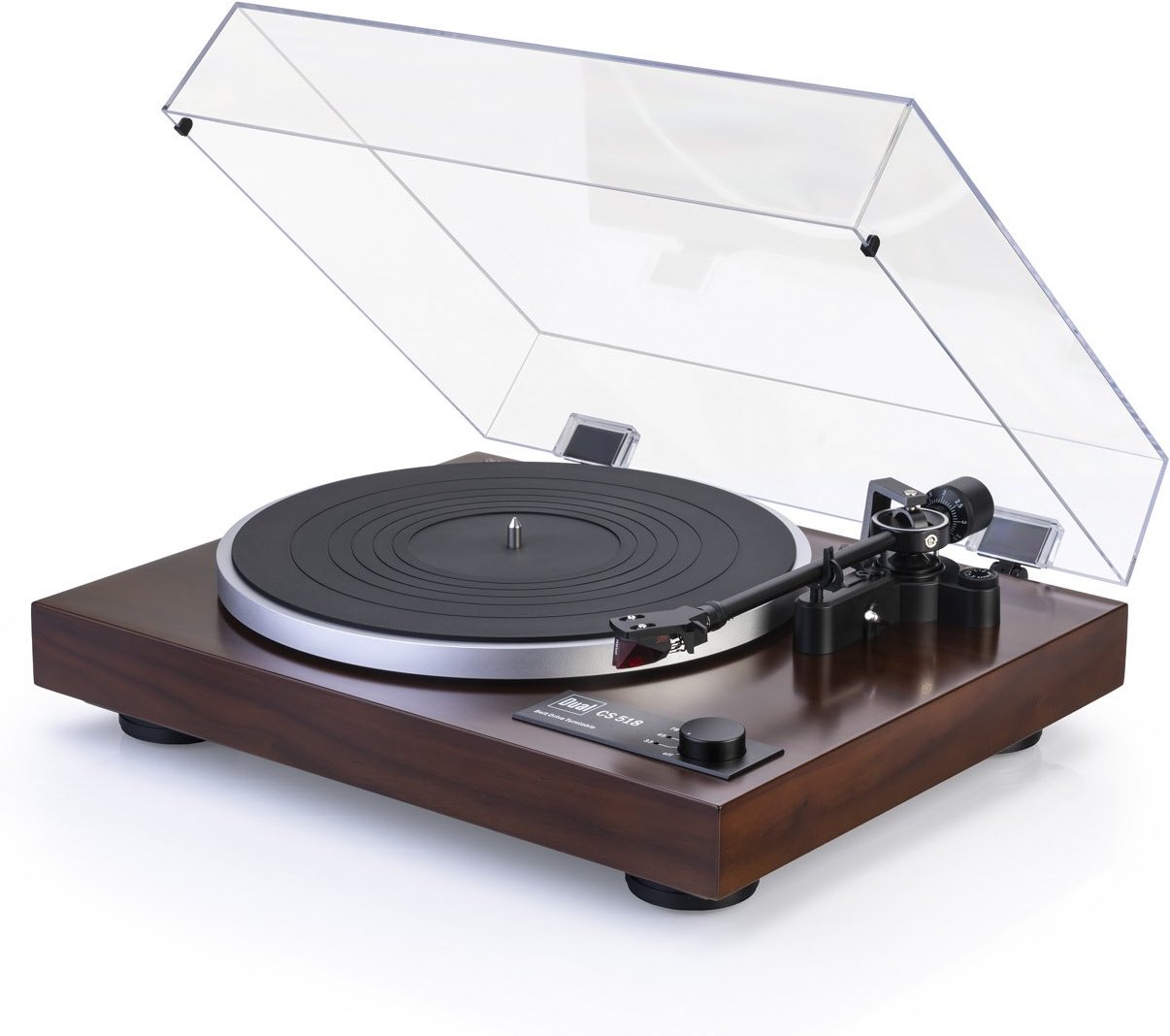 CS 518 Plattenspieler walnuss furnier