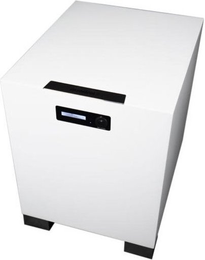 Qube Orkus DSP Aktiv-Subwoofer weiss hochglanz
