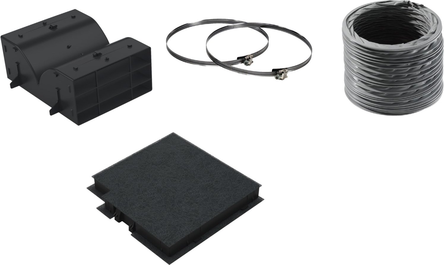 LZ10DXU00 Starterset Umluftbetrieb Dunstabzugshauben-Zubehör