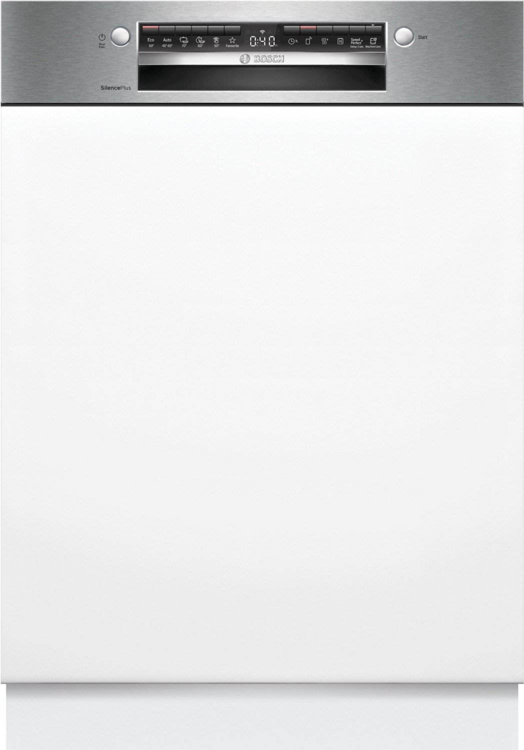 SMI4ECS30E Teilintegrierter Einbau-Geschirrspüler 60 cm edelstahl