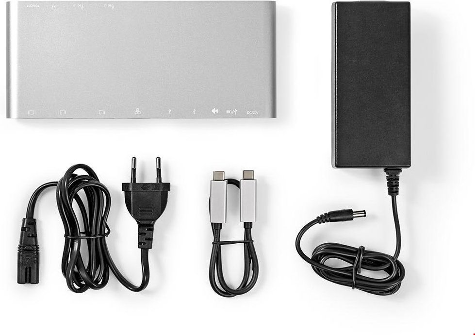 CCTB64991AL02 Multi-Dockingstation aluminium Typ-C-Stecker>4x USB-3.0-A-Buchse