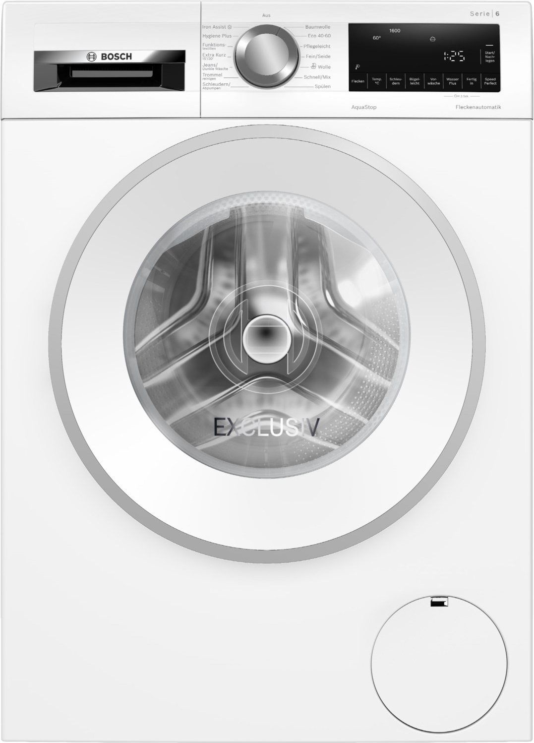 WGG256Z90 Stand-Waschmaschine-Frontlader weiß, 1600 U/min, Serie 6, 73 dBA