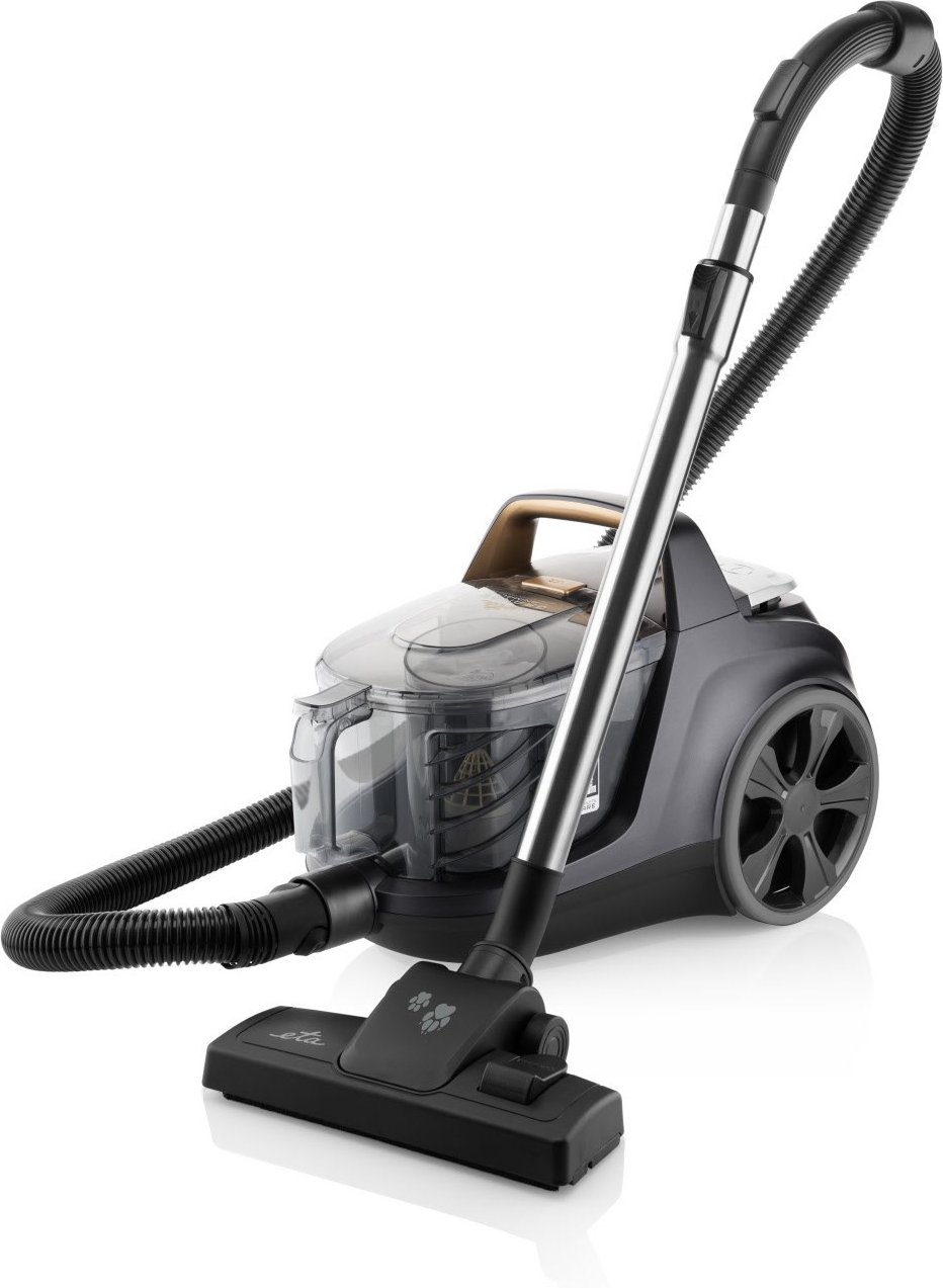 Grande Animal Beutelloser Bodenstaubsauger schwarz/gold