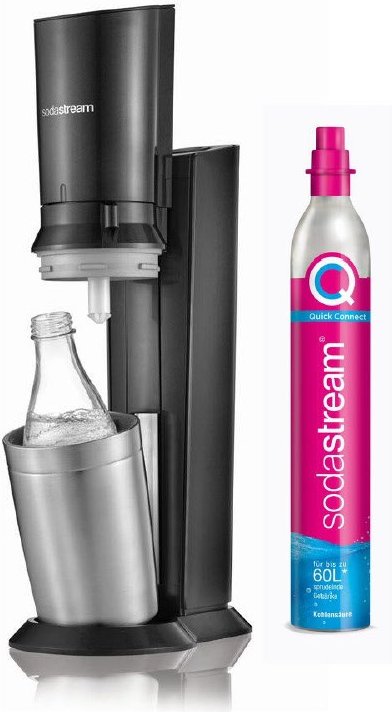 Crystal QC Trinkwasser-Sprudler titan