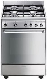 SCD60EMX9 Gas-Kombi-Standherd edelstahl/cleansteel