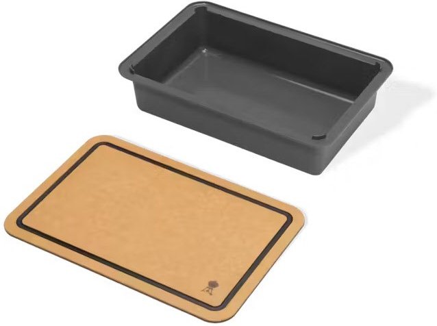 Works Box und Schneidebrett für Seitentisch Slate GDP (76cm)