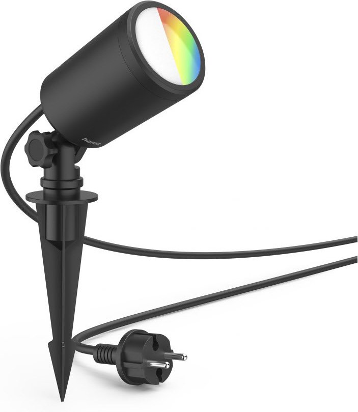 WLAN-Gartenstrahler schwarz