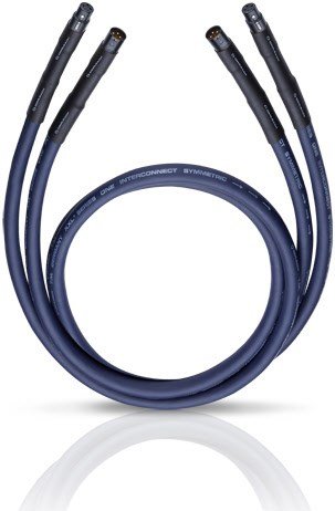 XXL-1 mit XLR 3-pol. (2x 0,75m) Audiokabel blau