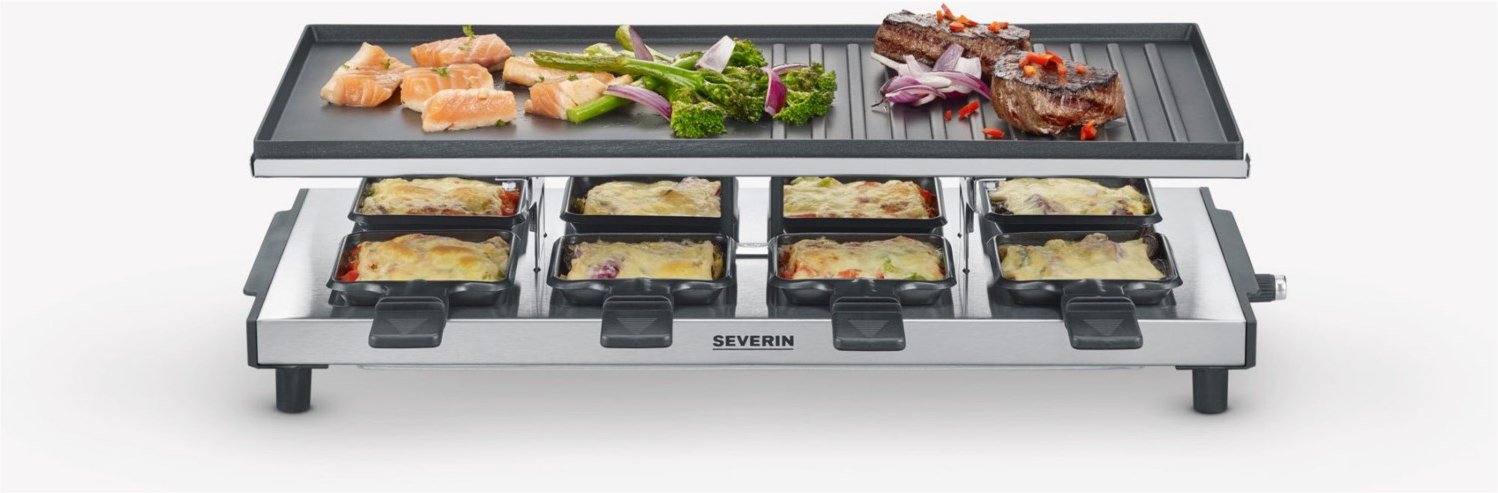 RG 2375 Raclette edelstahl/schwarz