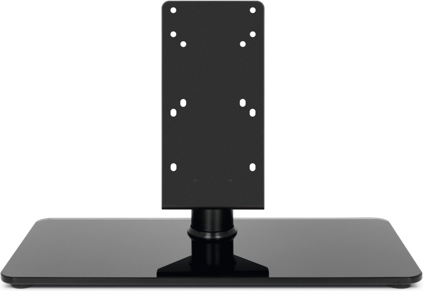 Tischfuß mit Glasboden für TechniLine 32/43 schwarz